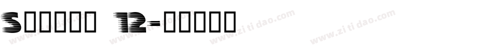 Speedy 12字体转换